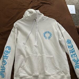 White chrome hearts hoodie
